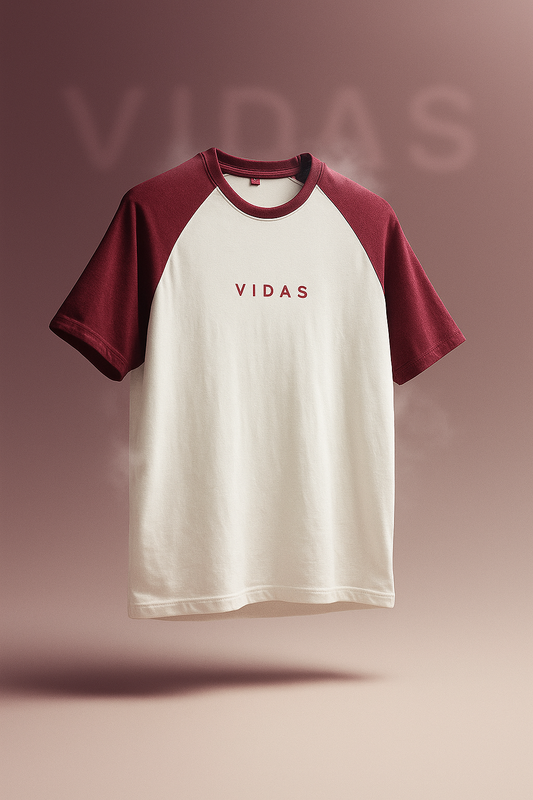 Premium Men’s/Women’s Cardinal HTR Red Raglan Sleeve Cotton T-Shirt