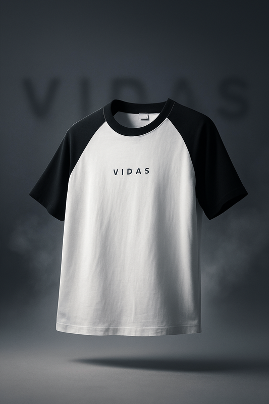 Premium Men’s/Women’s Mid-Night Black Raglan Sleeve Cotton T-Shirt